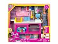 Mattel HJY19 - Barbie - Buddy ́s Cafe, Spielset mit Puppe & Zubehör zum Backen