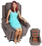 Fernsehsessel MCW-K63, Relaxsessel Sessel, Liegefunktion Aufstehhilfe Massage