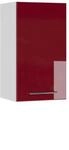VICCO H&auml;ngeschrank 40 cm Bordeaux Hochglanz K&uuml;chenschrank H&auml;ngeschrank
