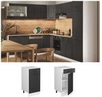 Vicco Schubunterschrank K&uuml;chenschrank K&uuml;chenzeile Landhaus R-Line 40 cm