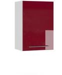 VICCO H&auml;ngeschrank 50 cm Bordeaux Hochglanz K&uuml;chenschrank H&auml;ngeschrank