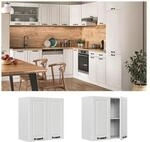 Vicco H&auml;ngeschrank 60 cm Wei&szlig; K&uuml;chenschrank H&auml;ngeschrank K&uuml;chenzeile R-Line