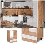 Vicco Herdumbauschrank K&uuml;chenschrank K&uuml;chenzeile R-Line 60 cm Goldkraft Wei&szlig;