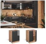 Vicco Unterschrank K&uuml;chenschrank K&uuml;chenzeile R-Line 60 cm Goldkraft Anthrazit