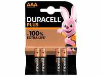 Duracell Plus Batterien AAA - langlebige Power - für Haushalt und Büro - 4er Pack
