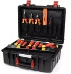 Wiha Werkzeugkoffer Basic Set L electric - VDE - Werkzeugset - 18-teilig - 45530