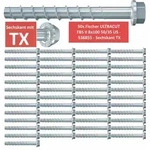 Fischer Betonschrauben Sechskant TX UltraCut FBS II 8x100 50/35 US - 50 St&uuml;ck