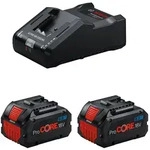 Bosch Starterset - 2x 18V 8,0 Ah Procore Akkus - 1x Ladeger&auml;t GAL 18V-160