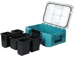 Makita MAKTRAK Organizer kompakt mit 5 Beh&auml;lter - Leer - 8,55 Liter Stauraum