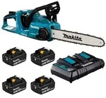 Makita Akku-Kettens&auml;ge DUC353PG4 - 4x 6AH Akku BL1860B - Doppelladeger&auml;t...