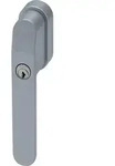 Abus Abschlie&szlig;barer Fenstergriff FG400 S mit Druckzylinder - silber - AL0125