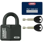 Abus Vorhangschloss GRANIT 37/55 - inkl. 2 Schl&uuml;ssel - mit CodeKarte
