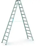 Zarges Stehleiter - 12 Sprossen - Leiterh&ouml;he 3,15 Meter - Saferstep B - 41312