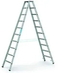 Zarges Stehleiter - 10 Sprossen - Leiterh&ouml;he 2,62 Meter - Saferstep B - 41310