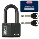 Abus Vorhangschloss GRANIT 37/55HB50 - inkl. 2 Schl&uuml;ssel - mit CodeKarte