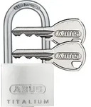Abus Titalium Vorhangschloss Vorh&auml;ngeschloss - 64TI 40HB40 - inkl. 2...