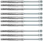 Fischer Langschaftd&uuml;bel SXRL 10 x 120 T Senkkopfschraube - 10 St&uuml;ck - 522700