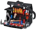 Knipex Werkzeugtasche 00 21 02 EL "Elektro" - 6,7kg - 23-teilig - best&uuml;ckt
