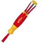 Wiha Schraubendreher mit Bit Magazin LiftUp electric Schlitz - Phillips - 38611