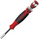 Wiha Schraubendreher mit Bit Magazin - LiftUp 25 - magnetisch - 12 Bits - 38606