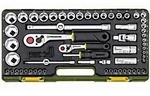 Proxxon 23286 Steckschl&uuml;ssel Komplettsatz mit Kn&uuml;ppelratschen - 65-teilig - 1/4"