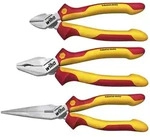 Wiha Zangen Set Industrial 38637 VDE - Kombi/Flachrund/Seitenschneider - 3-tlg