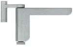 Abus T&uuml;rschlie&szlig;er 2603 - silber - DIN rechts/links - kein Bohren/Schrauben