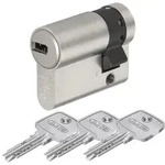 Abus EC550 - 10/50 mm Halbzylinder Profilzylinder Schlie&szlig;zylinder Wendeschl&uuml;ssel