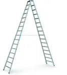 Zarges Stehleiter - 16 Sprossen - Leiterh&ouml;he 4,21 Meter - Saferstep B - 41316