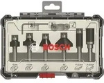 Bosch 6-teiliges Rand- und Kantenfr&auml;ser-Set Fr&auml;ser Set - 8mm Schaft - in Box