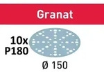 Festool Schleifscheibe Granat STF D150/48 P180 GR/10 - 575158 - 10 St&uuml;ck