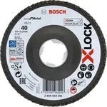 Bosch X-LOCK F&auml;cherschleifscheibe - 125mm - K40 - X571 - 2608619201
