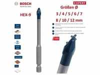 Bosch Bohrer Fliesenbohrer EXPERT HEX-9 HardCeramic Keramik 3 4 5 6 7 8 10 12 mm