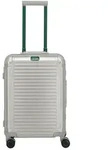 travelite NEXT 4-Rollen Trolley S Silber-Gr&uuml;n