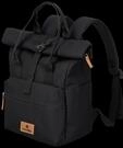 travelite BASICS Short Handle Rollup Backpack Black