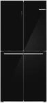 Bosch KMC85LBEA - Serie 4 French Door mit 5 Jahre Garantie, Schwarz, Total No Frost,