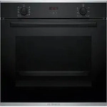 Bosch HBA234BB3 - Serie 4 Backofen mit 5 Jahre Garantie, Schwarz, 3D Heissluft, 60 x