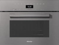 Miele DGM 7440 - Dampfgarer mit Mikrowelle mit 5 Jahre Garantie, Graphitgrau, 60 x 45