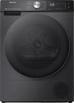 Hisense DH5S102BB - 5S W&auml;rmepumpentrockner mit 5 Jahre Garantie, Schwarz, 10...