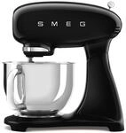 SMEG SMF03BLEU - K&uuml;chenmaschine, Designlinie 50's Style, Schwarz, BxTxH: ca.