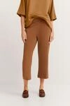 Culotte mit Gummizug in cognac