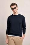 Pullover aus reiner Baumwolle in marine