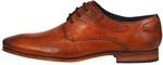 Schn&uuml;rschuh im eleganten Design in cognac
