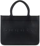Handtasche mit bugatti Schriftzug in schwarz