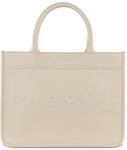 Handtasche mit bugatti Schriftzug in beige