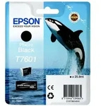 Original Epson C13T76014010 / T7601 Tintenpatrone schwarz hell