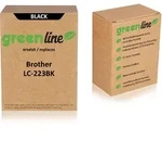 greenline ersetzt Brother LC-223BKXL Tintenpatrone, schwarz