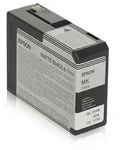 Original Epson C13T580800 / T5808 Tintenpatrone schwarz matt