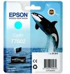 Original Epson C13T76024010 / T7602 Tintenpatrone cyan