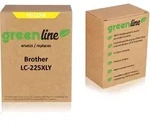 greenline ersetzt Brother LC-225XLY Tintenpatrone, gelb